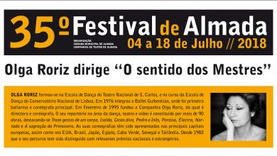 35.º Festival de Almada já tem Mestra: Olga Roriz