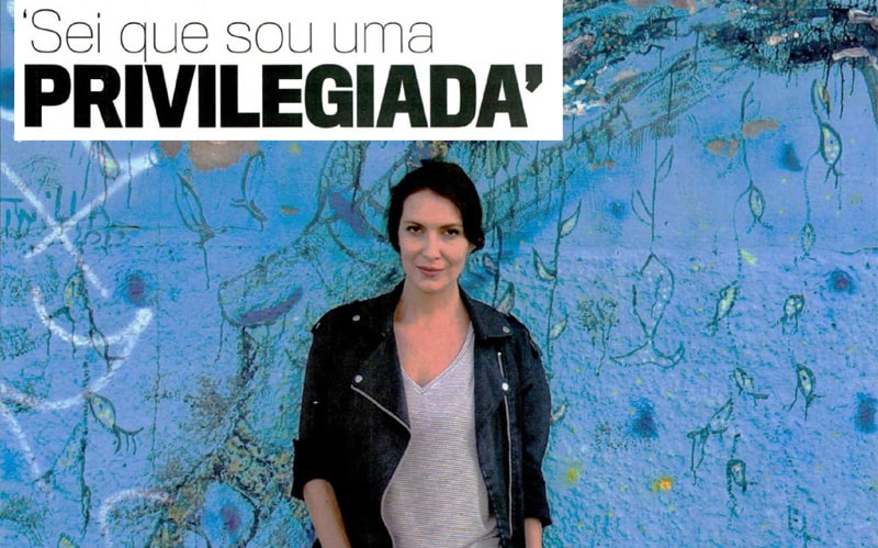 Sei que sou uma privilegiada
