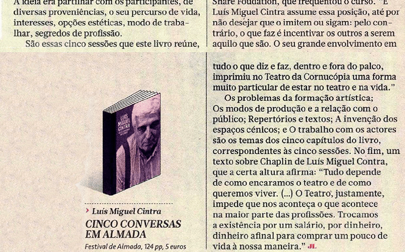 A sabedoria de Luís Miguel Cintra