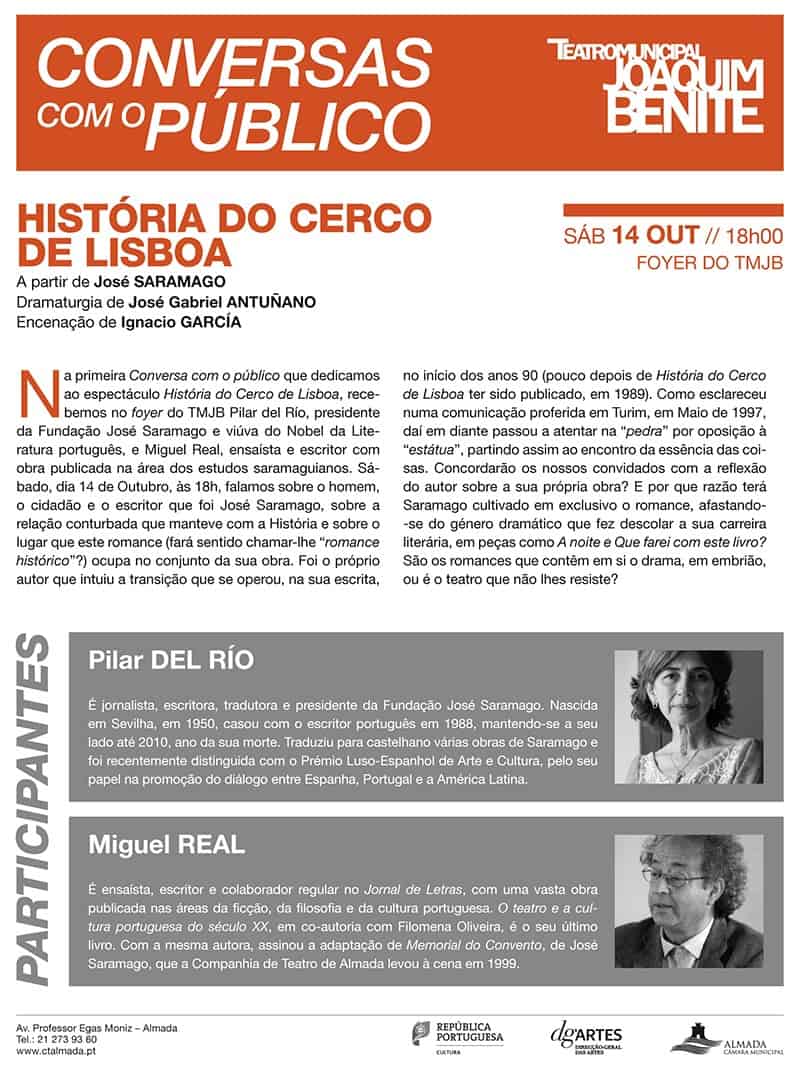 CONVERSAS COM O PÚBLICO SOBRE SARAMAGO