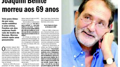 Joaquim Benite morreu aos 69 anos